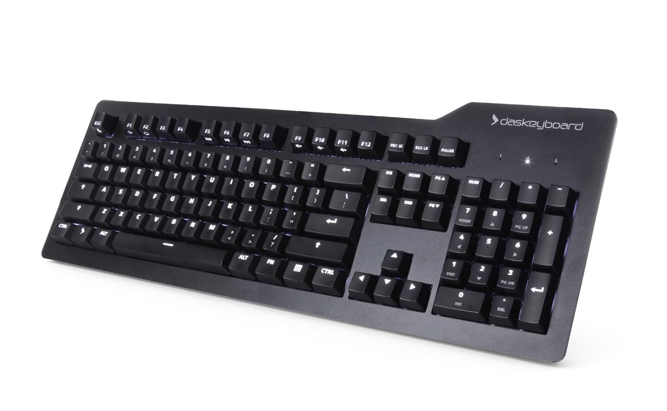 Prime 13 mechanical keyboard front angled view