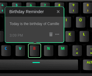 Birthday Reminder Illustration