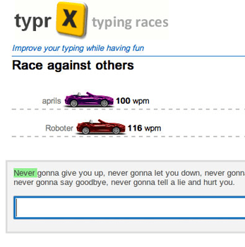 Typing Race - TypingTyping
